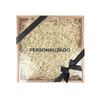 Caixa de Madeira Pinus 32x32 com Tampa de Acrilico - LeBlank