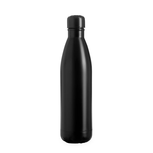 Garrafa Termica Esportiva Squeeze de Inox Preta - Personalizada