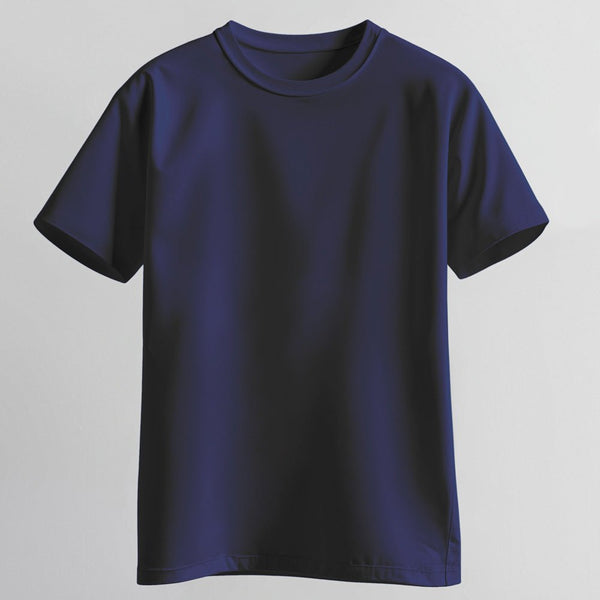 Camiseta Feminina de Algodao Hering - Azul Marinho - Personalizada - LeBlank Corporativo