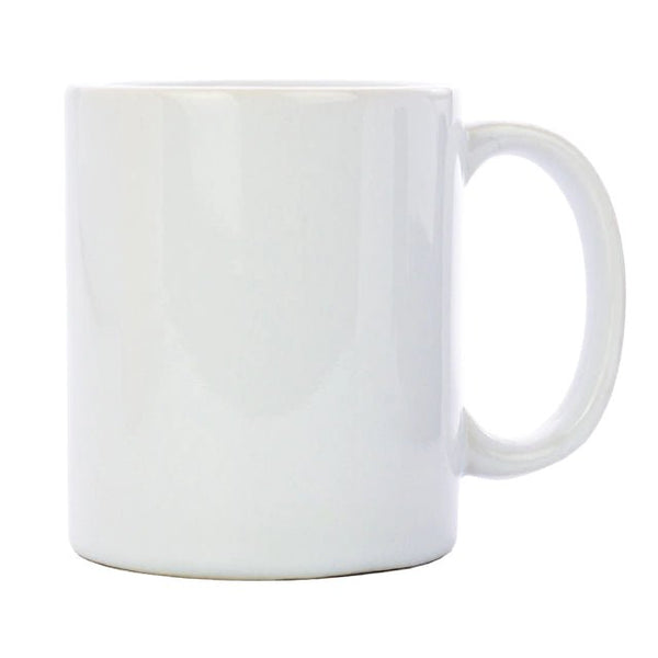 Caneca de Ceramica Live Branca 325mL - Personalizada Corporativo - LeBlank Corporativo