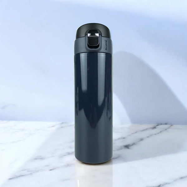 Garrafa Termica de Inox 400ml com Tampa Click - Personalizado - LeBlank Corporativo