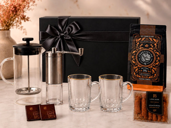Kit Presente Cafe Completo com Caixa Cartonada - LeBlank Corporativo