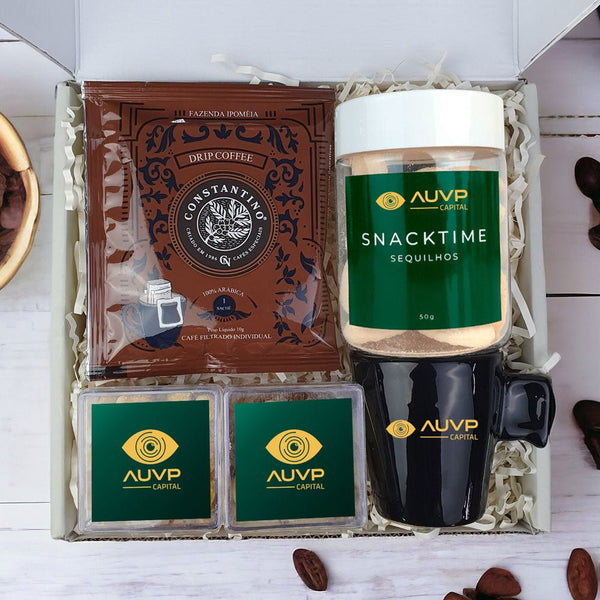 Kit Presente Corporativo AUVP Drip Coffee Gourmet - LeBlank Corporativo