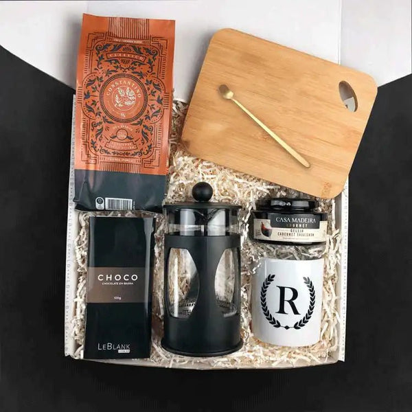 Kit Presente Corporativo Cafe Gourmet Premium - LeBlank Corporativo