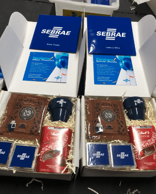 Kit Presente Corporativo Cafe Sebrae SC - LeBlank Corporativo