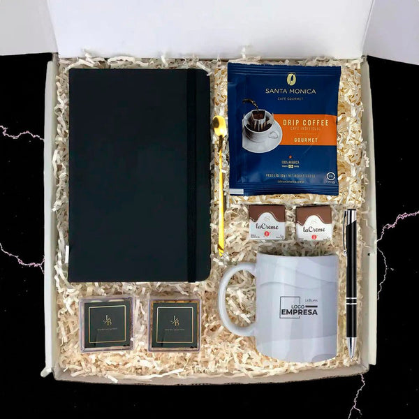 Kit Presente Corporativo Caneca e Caderneta - LeBlank Corporativo