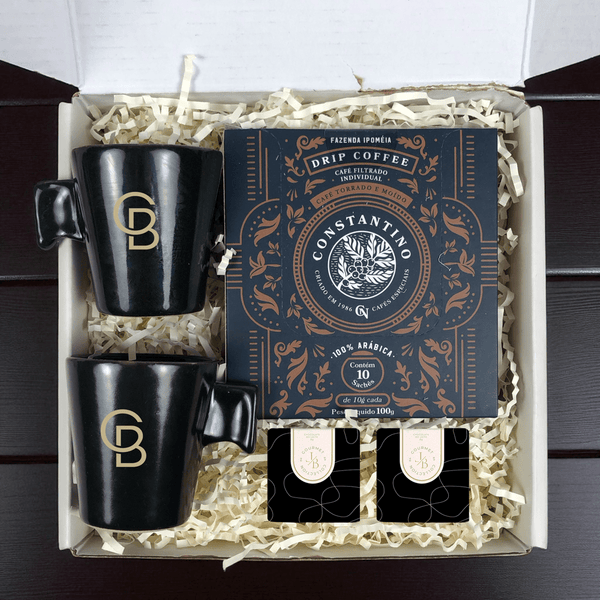 Kit Presente Corporativo Casa Brick Cafe Drip Coffee em Sache - LeBlank Corporativo