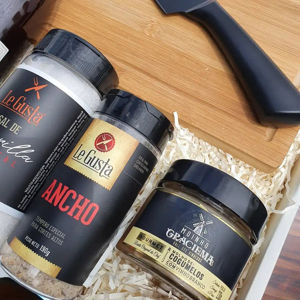 Kit Presente Corporativo Churrasco Black - LeBlank Corporativo