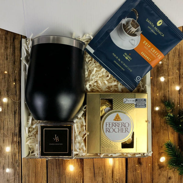 Kit Presente Corporativo Drip Coffee com Copo Termico - LeBlank Corporativo
