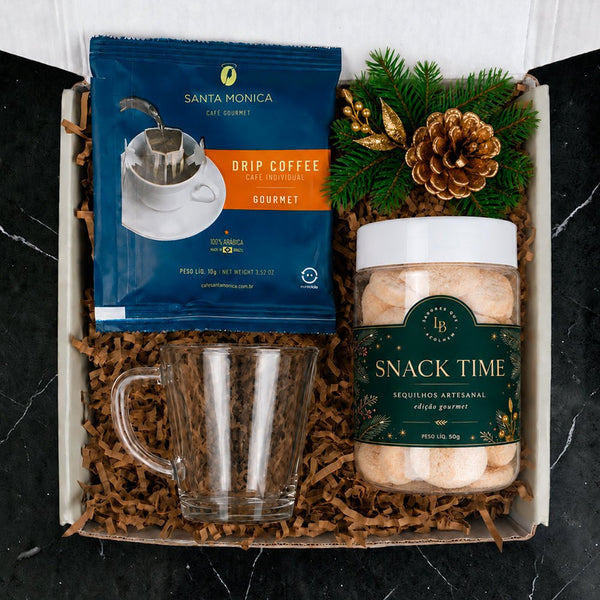 Kit Presente Corporativo Drip Coffee Natalino - LeBlank Corporativo
