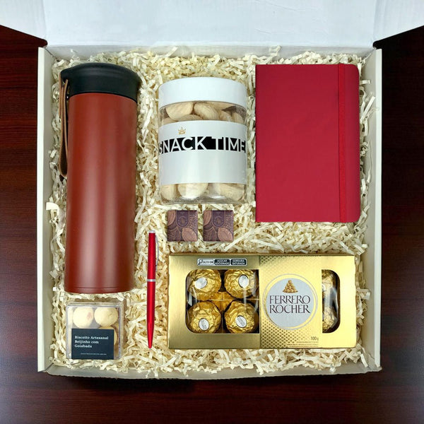 Kit Presente Corporativo Executivo e Chocolates - LeBlank Corporativo