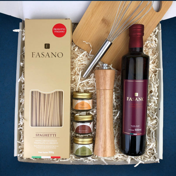 Kit Presente Corporativo Gourmet Italiano com Temperos - LeBlank Corporativo