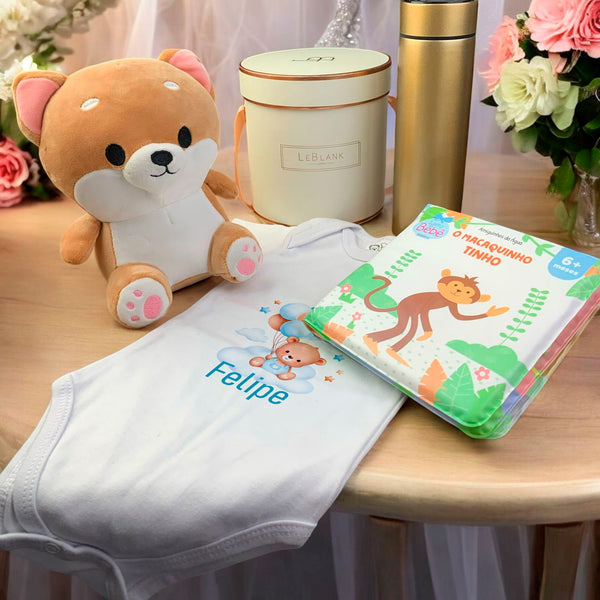 Kit Presente Corporativo Maternidade Bebe Personalizado AUVP - LeBlank Corporativo