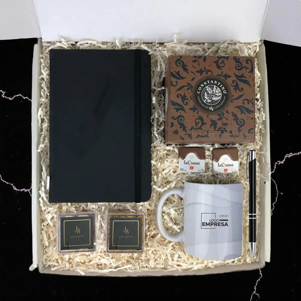 Kit Presente Corporativo Office com Caneca Personalizado - LeBlank Corporativo