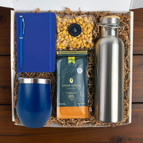 Kit Presente Corporativo Office com Garrafa de Inox 750ml - LeBlank Corporativo