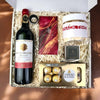 Kit Presente Corporativo Vinho Tinto e Chocolate - LeBlank Corporativo