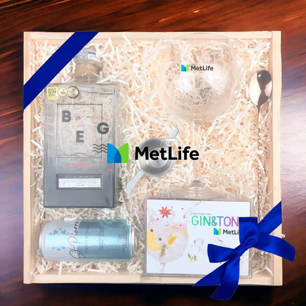 Kit Presente Corporativo Wood MetLife Beg Pinus - LeBlank Corporativo