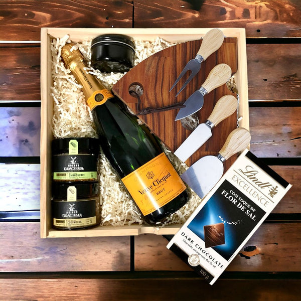 Kit Presente Corporativo Wood Veuve Clicquot - LeBlank Corporativo