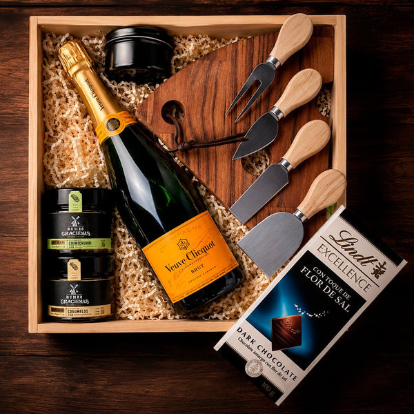 Kit Presente Corporativo Wood Veuve Clicquot - LeBlank Corporativo