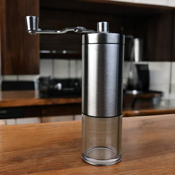 Moedor de Cafe Manual Inox e Acrilico - Personalizado - LeBlank Corporativo