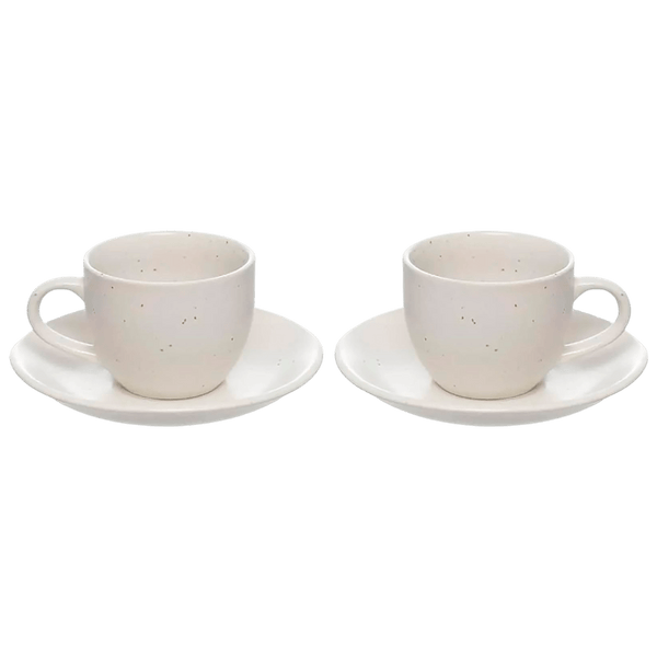 Xicara de Cha com Pires de Ceramica Brim 160mL - Personalizado - LeBlank Corporativo