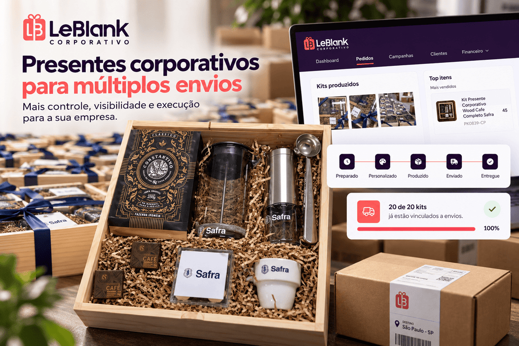 Como enviar presentes corporativos para vários endereços sem despachar um por um? - LeBlank Corporativo