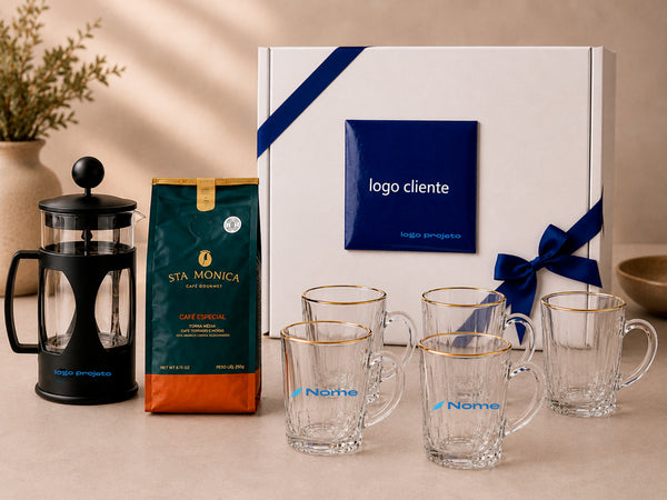 Presente Corporativo Kit Cafe G - Sense