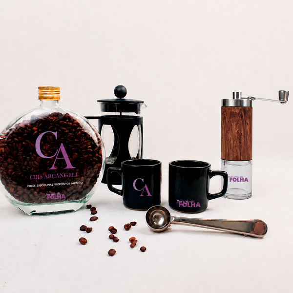 Kit Presente Corporativo Wood Cafe Glass