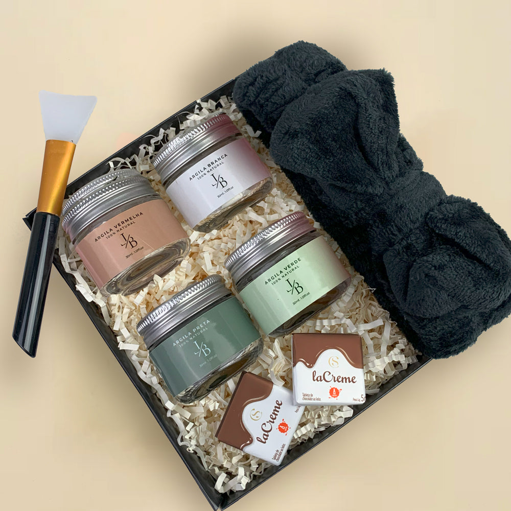 Presente Corporativo Kit Skincare Argila Dia das Mães