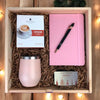 Kit Presente Corporativo Wood Kit Cappuccino Office Premium