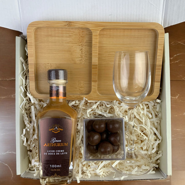 Kit Corporativo com Licor Gran Arthurium LeBlank Corporativo