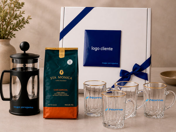 Presente Corporativo Kit Cafe G - Sense