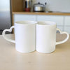 Caneca de Ceramica Branca Dupla Love - Personalizada - LeBlank Corporativo