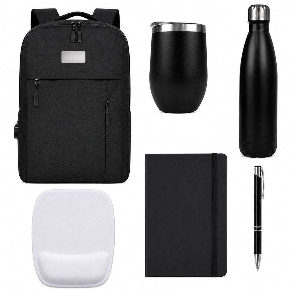 Kit Corporativo Onboarding com Garrafa e Copo Termico - LeBlank Corporativo