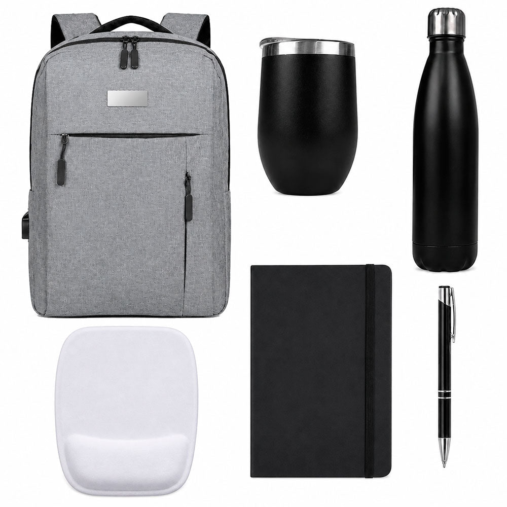 Kit Corporativo Onboarding com Garrafa e Copo Termico - LeBlank Corporativo