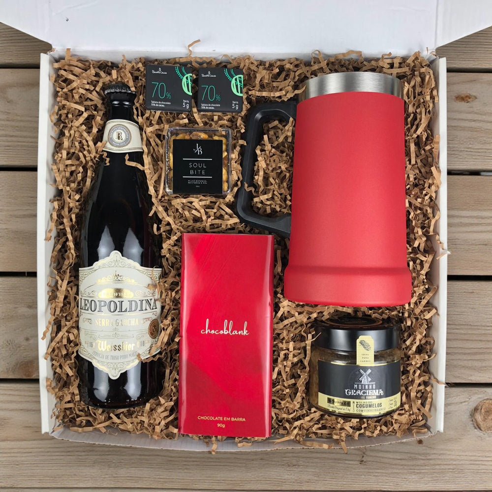 Kit Presente Corporativo Beer e Chocolate - LeBlank Corporativo