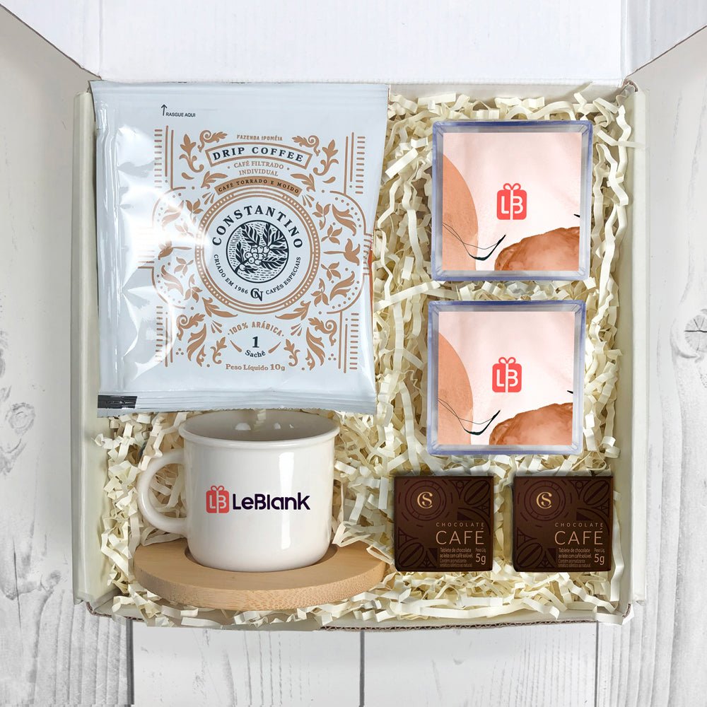 Kit Presente Corporativo Cafe da Manha - LeBlank Corporativo
