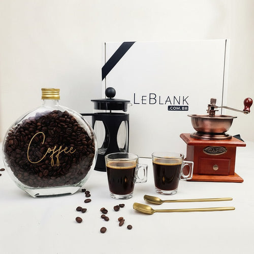 Kit Presente Corporativo Cafe em Graos Premium - LeBlank Corporativo