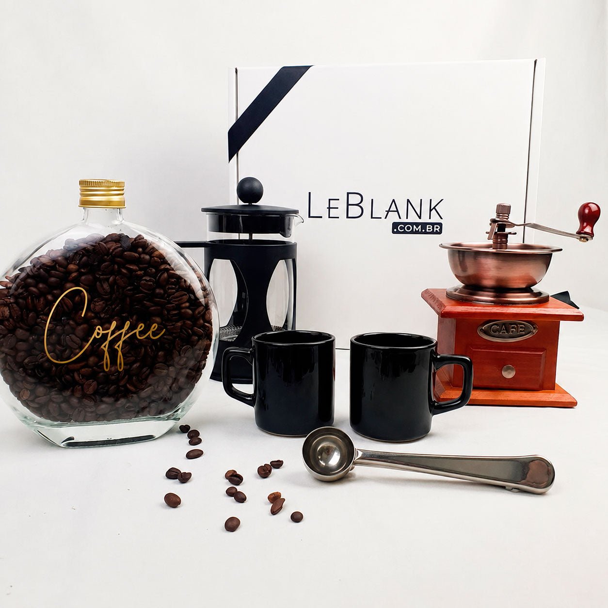 Kit Presente Corporativo Cafe em Graos Premium - LeBlank Corporativo