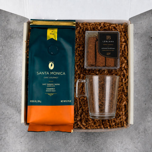 Kit Presente Corporativo Cafe Gold - LeBlank Corporativo