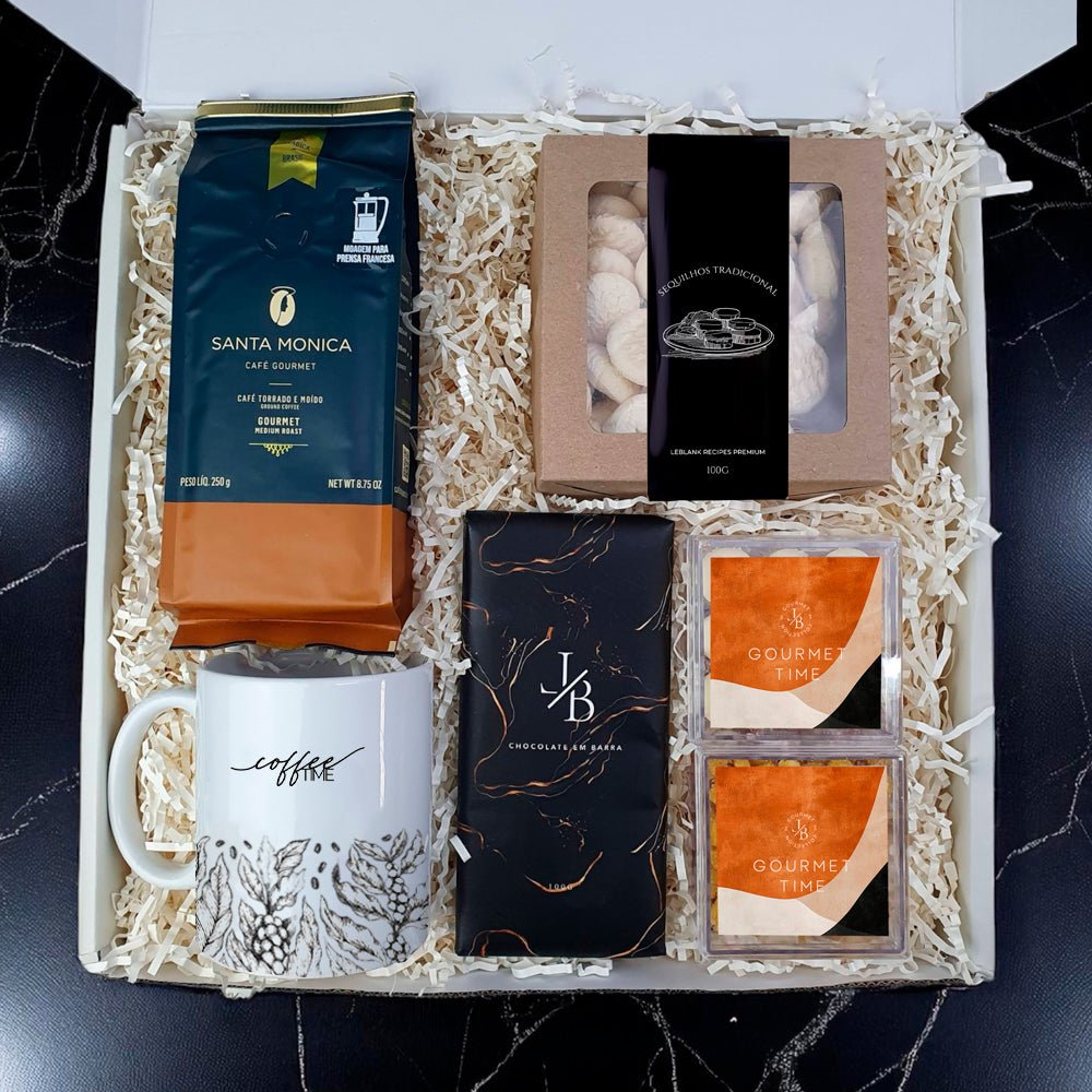 Kit Presente Corporativo Cafe Gourmet - LeBlank Corporativo