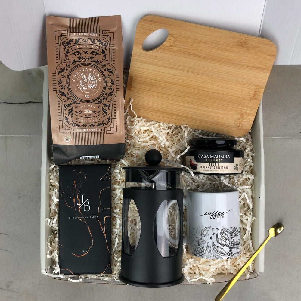 Kit Presente Corporativo Cafe Gourmet Premium - LeBlank Corporativo