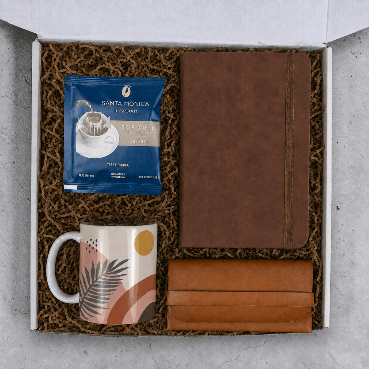 Kit Presente Corporativo Caneca e Caderneta - LeBlank Corporativo