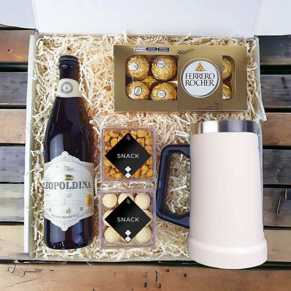 Foto do Kit Presente Corporativo Cerveja com Caneca Termica