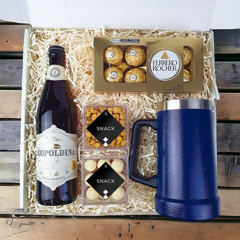 Foto do Kit Presente Corporativo Cerveja com Caneca Termica