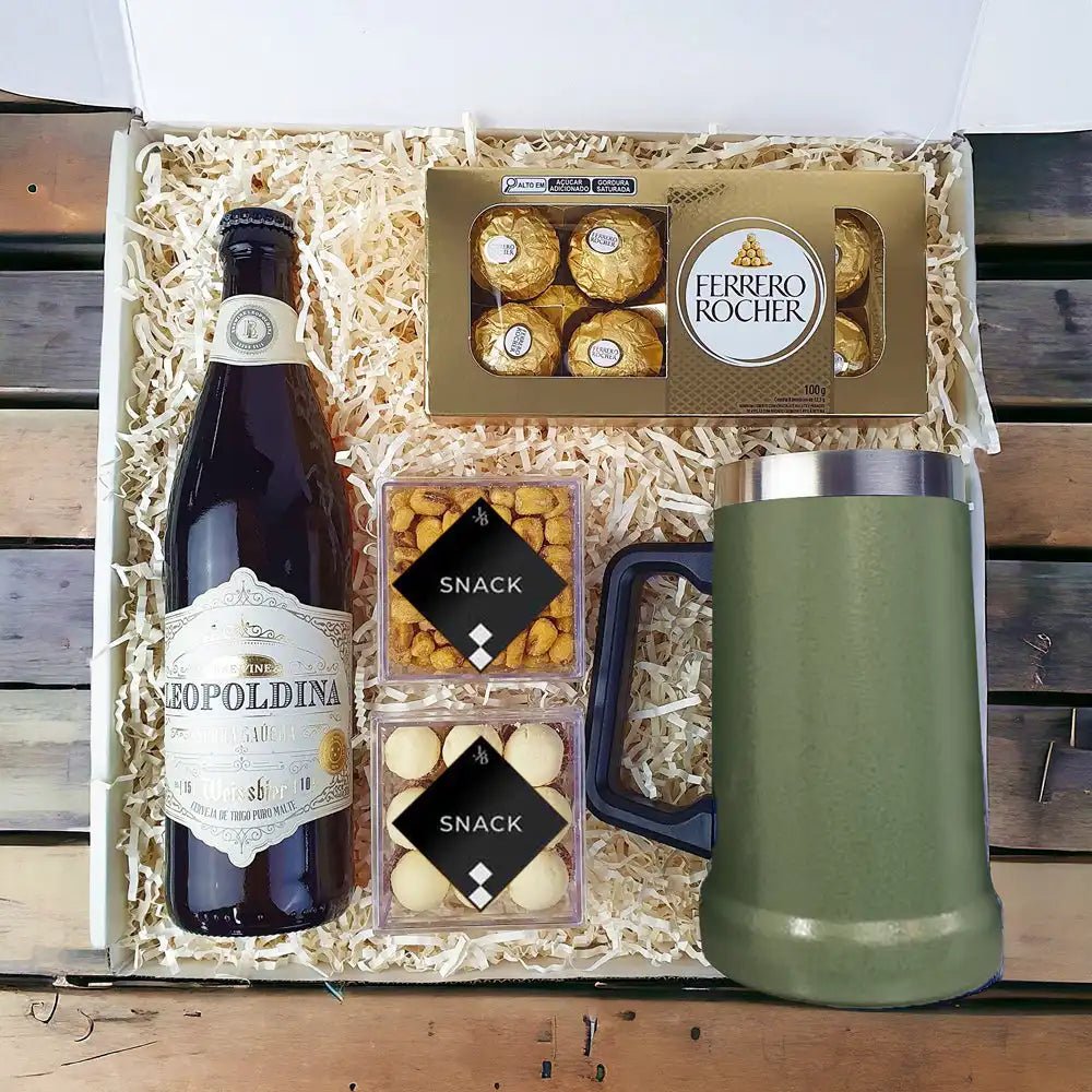 Foto do Kit Presente Corporativo Cerveja com Caneca Termica