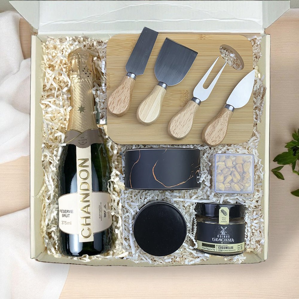 Kit Presente Corporativo Chandon Brut Gourmet - LeBlank Corporativo