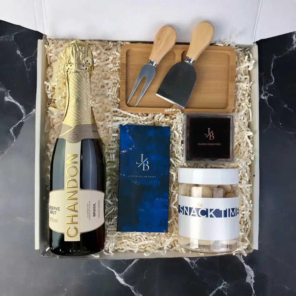 Kit Presente Corporativo Chandon com Petisqueira - LeBlank Corporativo