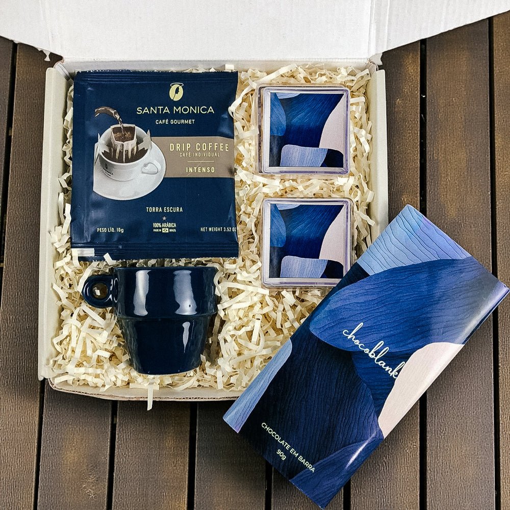 Kit Presente Corporativo Chocolate e Cafe - LeBlank Corporativo
