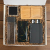 Kit Presente Corporativo Garrafa Square e Caderneta - LeBlank Corporativo